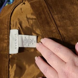 Genuine leather pants. Avenue brand size 26 brown
